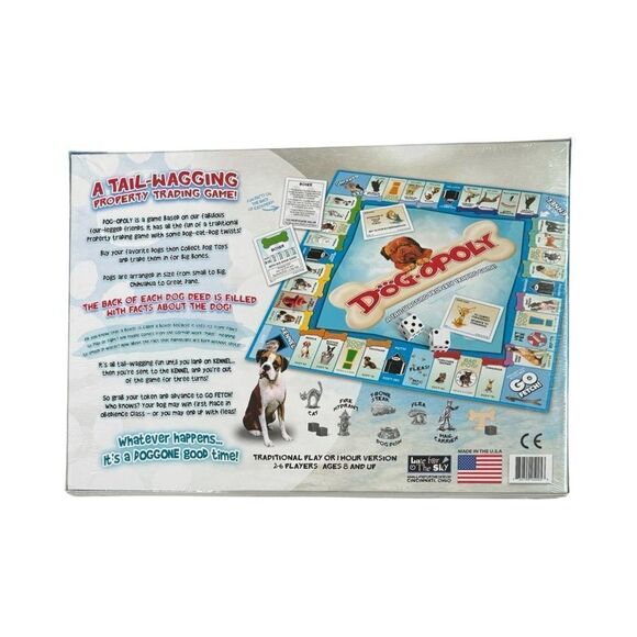 “Dog-opoly” Dogs Monopoly Board Game New in Box - Picture 7 of 9